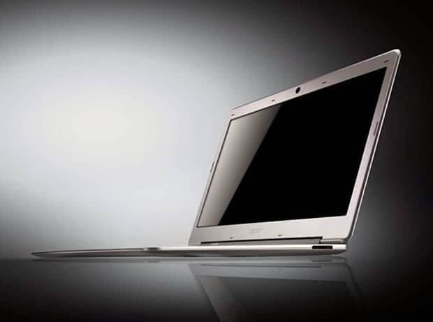 Acer представила самый тонкий в мире ноутбук