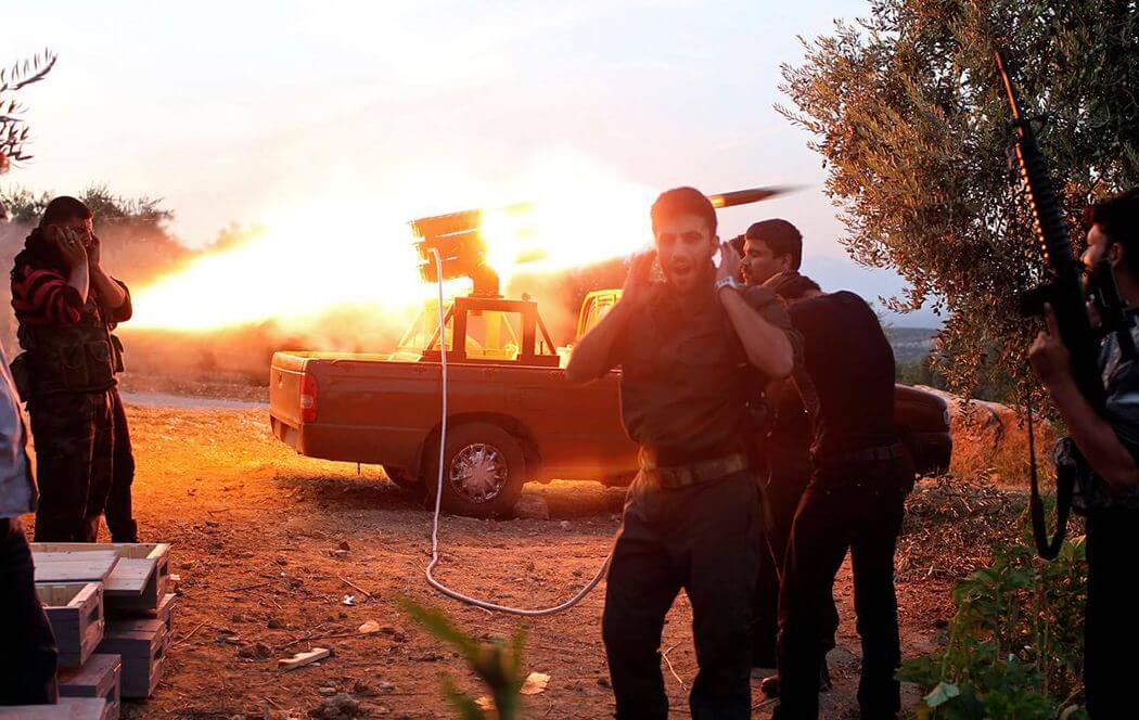 Саморобна зброя і боєприпаси сирійських повстанців