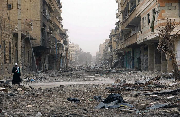 Руины в Сирии