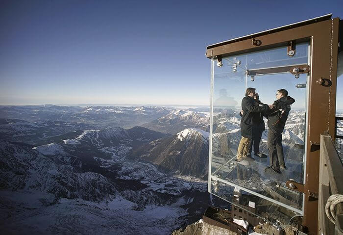 Оглядовий майданчик в Альпах