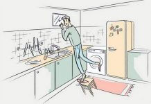 Для чего нужно окно между ванной и кухней?